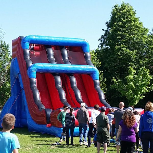 Velocity Double Lane Inflatable Slide