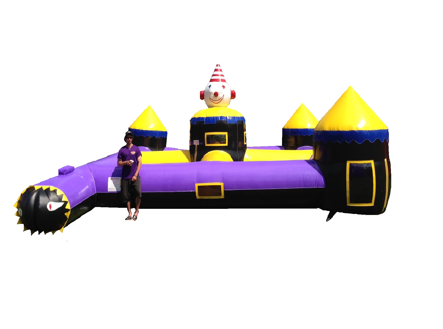 Clown Maze Tunnel Toddler Inflatable