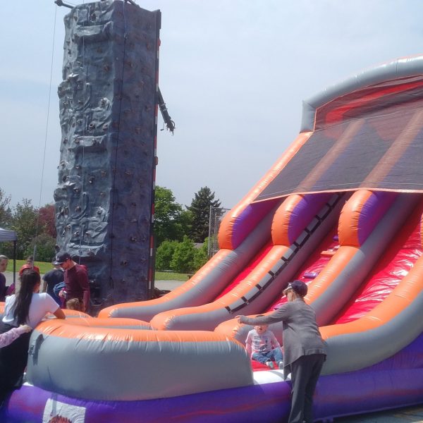 Slide and Rock Wall Inflatable Rentals Toronto