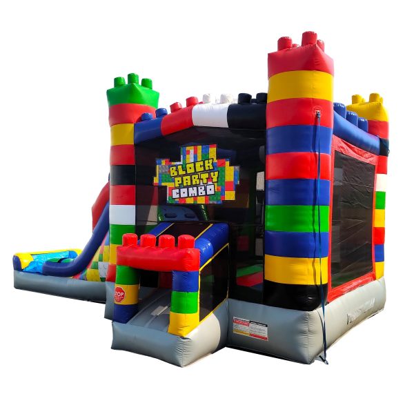 Lego Block Party Inflatable Combo Rental