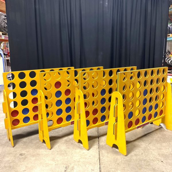 Giant Connect 4 game rentals & Trade show ideas!