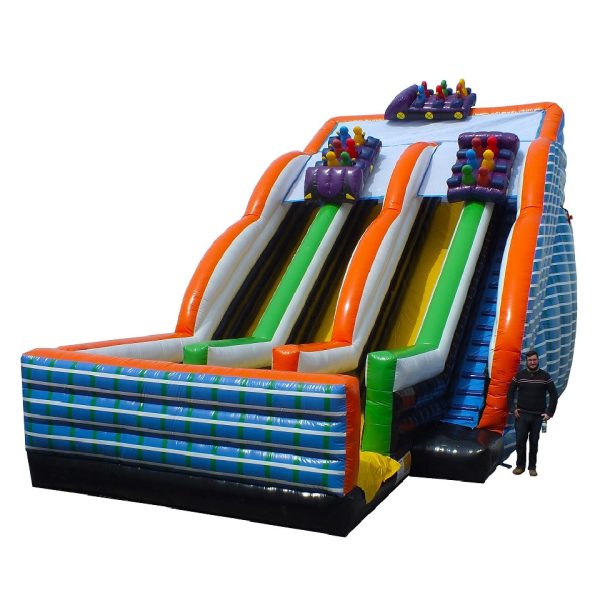 Triple Lane Slide Roller Coaster Inflatable Rental