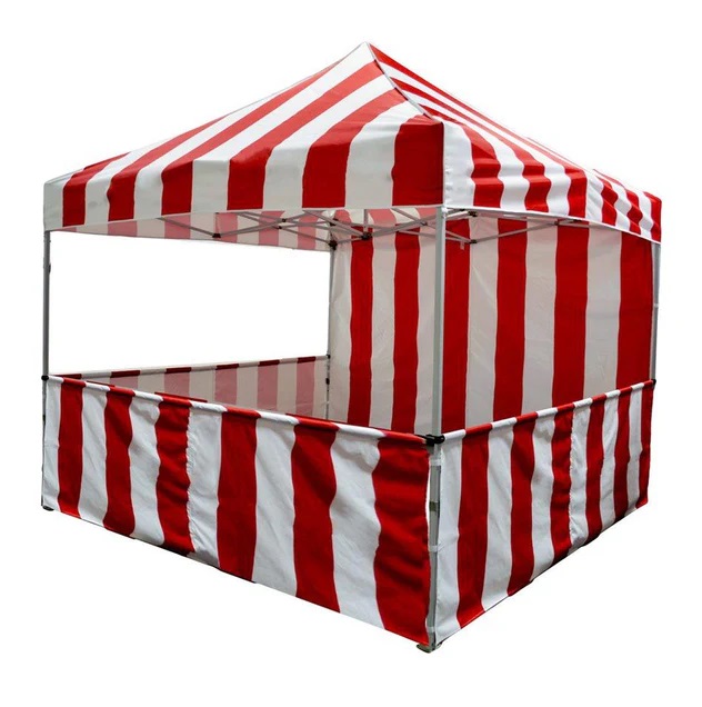 Carnival Red & White Tent Rental