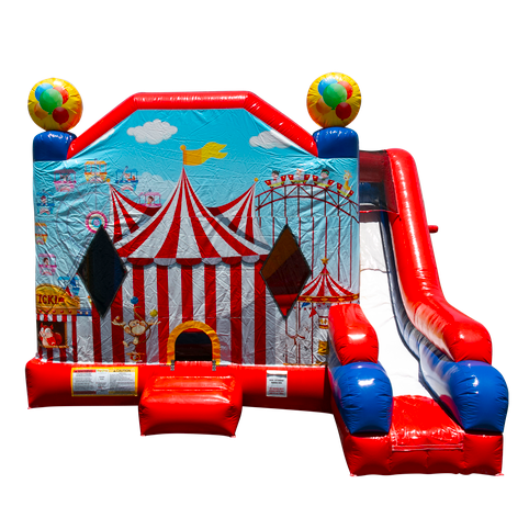 Carnival Combo Inflatable Bounce and Slide rental