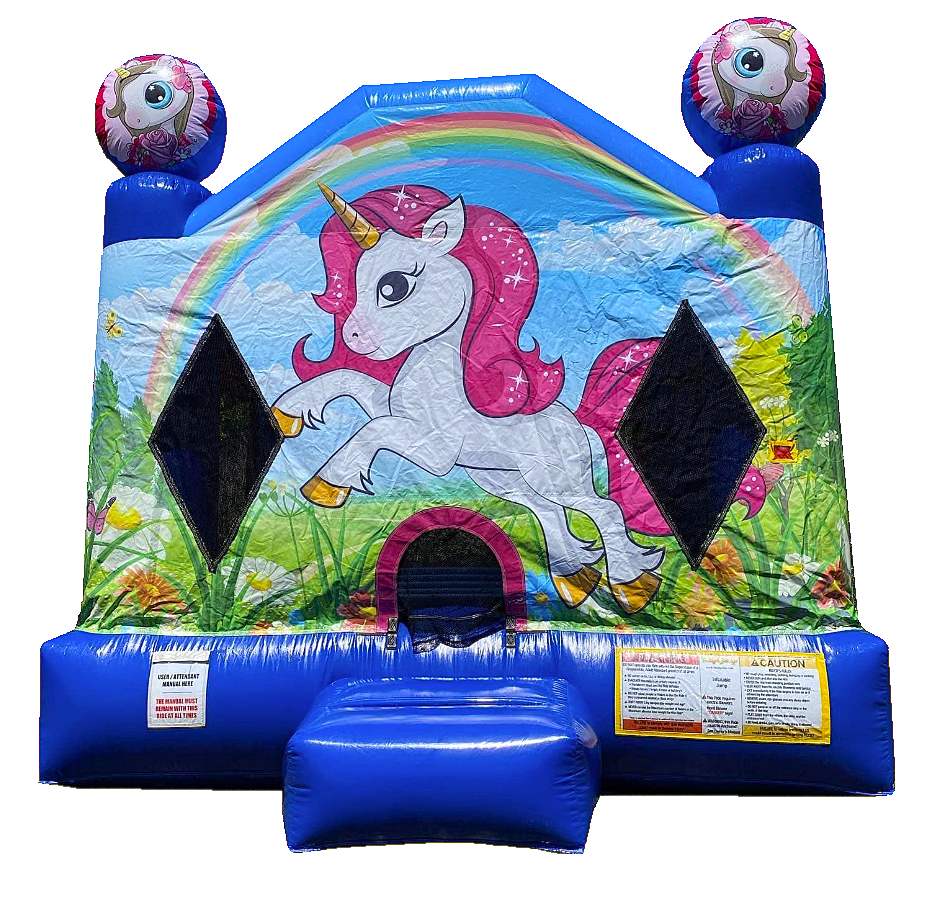 Unicorn Bouncy Castle Birthday Rental in Mississauga