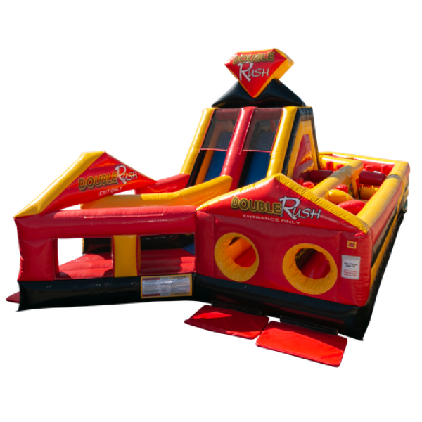 Double Rush Obstacle Course rental