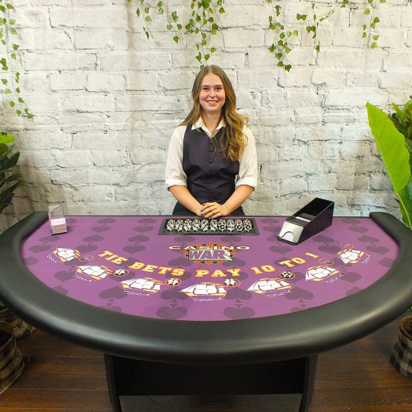 Casino War Card Table Rental Toronto