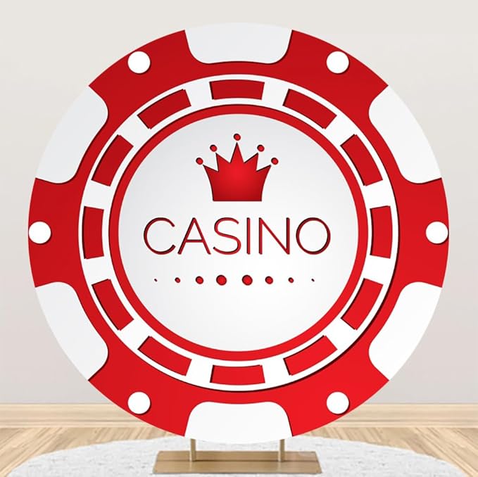 Casino Poker Chip Backdrop rental